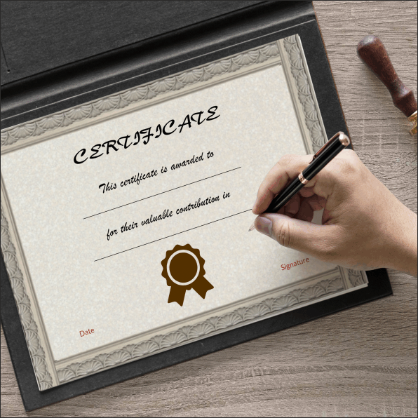 Certificates