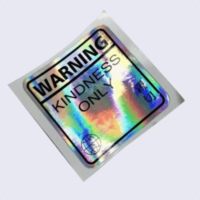 Holographic Stickers