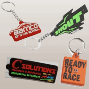 Silicone Rubber Keychains