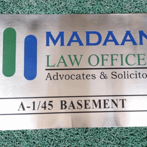 Stainless Steel Sign Boards