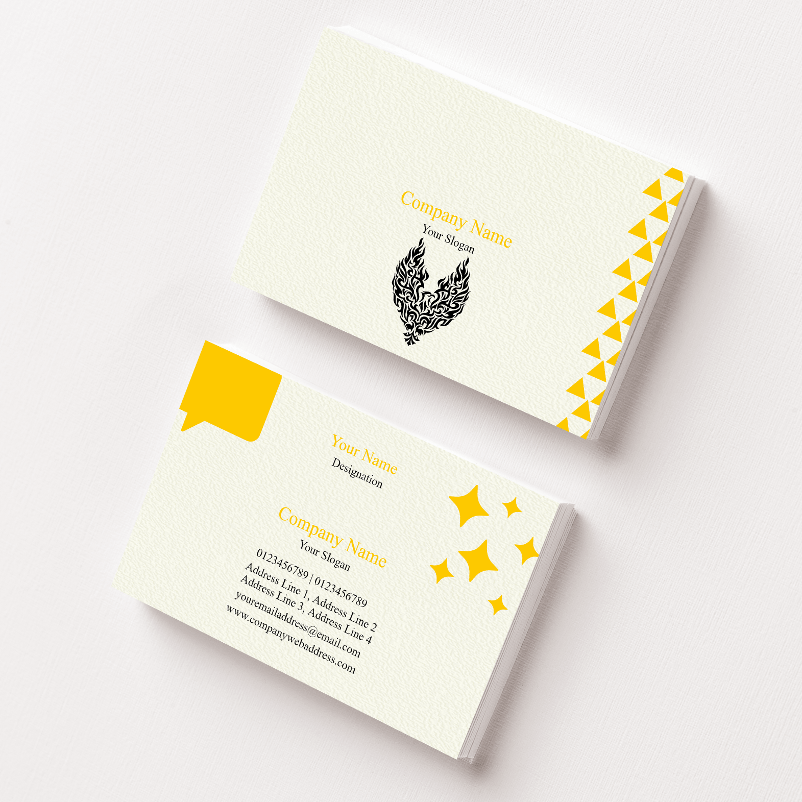 Textured Business Card